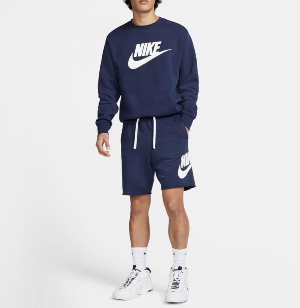 【Nike】ナイキ アルムニ メンズ レトロ ショートパンツ 送料込 ナイキ クラブ アルムニ ハイブリッド フレンチ テリー ショート