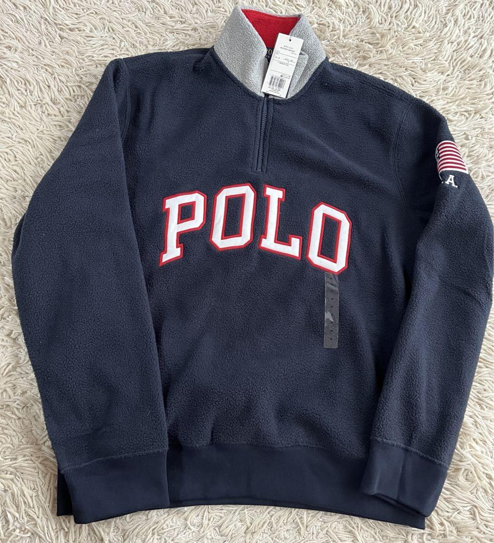 【新品・未使用】ポロ ラルフローレン フリース POLO USA 星条旗
