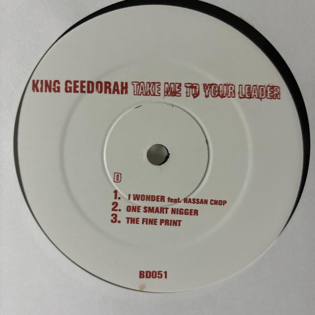 KING GEEDORAH/TAKE ME TO YOUR LEADERレコード