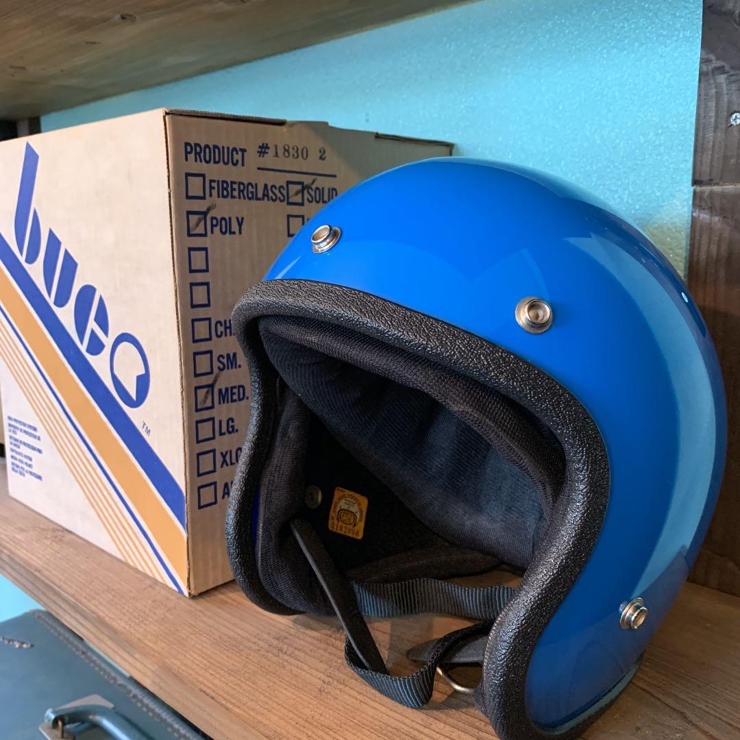 超安い品質 ヴィンテージ BUCO ヘルメット 新品未使用 70年代ブコ