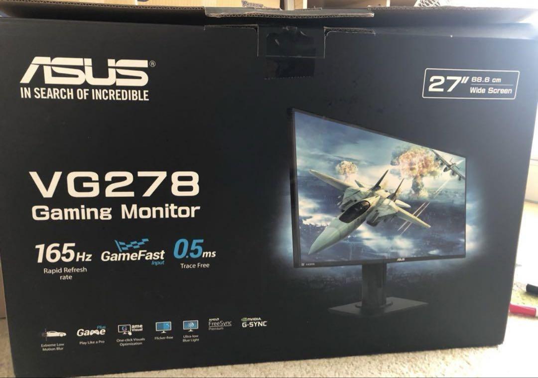 ASUS ゲーミングモニター 27インチ VG278QR-R