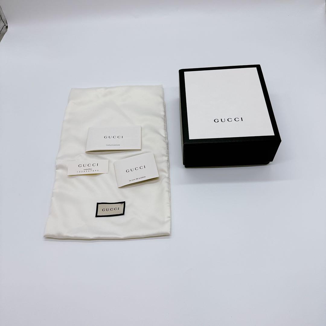 グッチ インターロッキングG ダラーカーフ 二つ折り財布 グリーン GUCCI