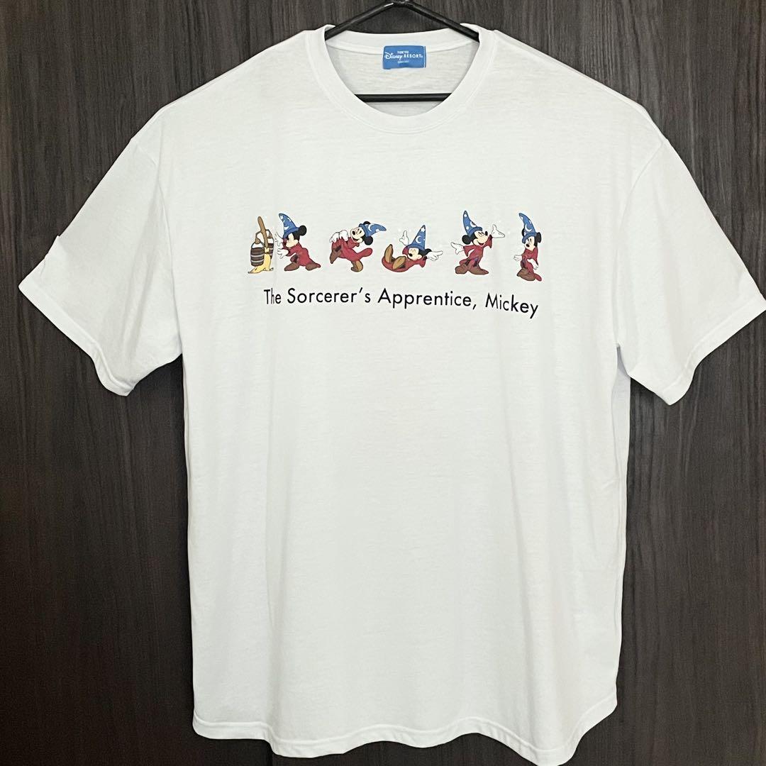 ディズニーランド ファンタジアミッキー Tシャツ 魔法使いの弟子