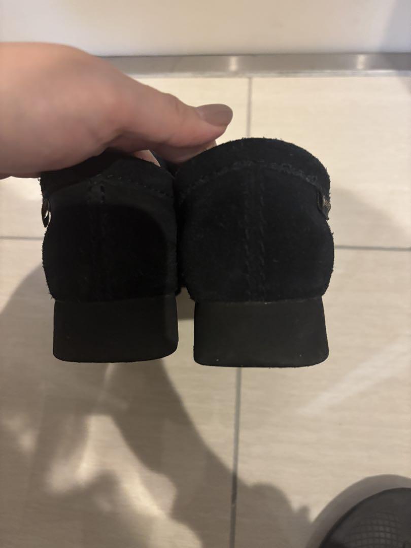 CLARKS Wallabeeブラック ゴアテックス　ワラビー