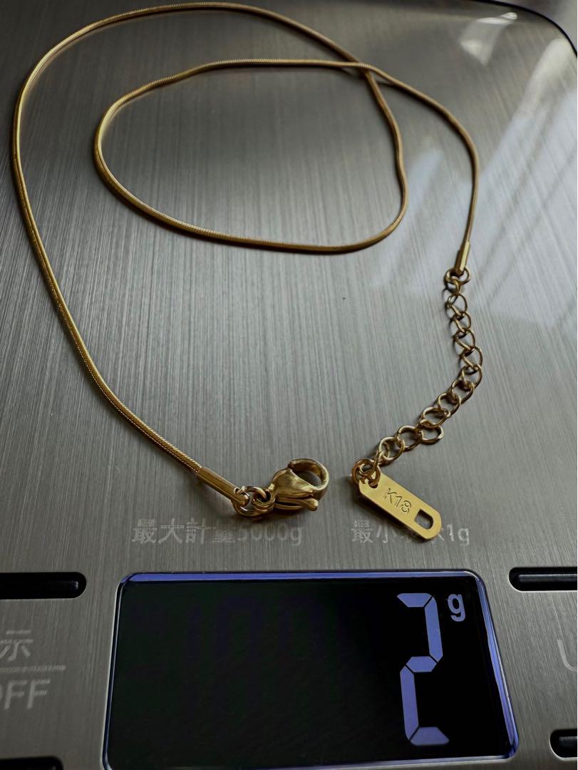 k18 刻印あり ネックレス 遺品整理 18k - メルカリ