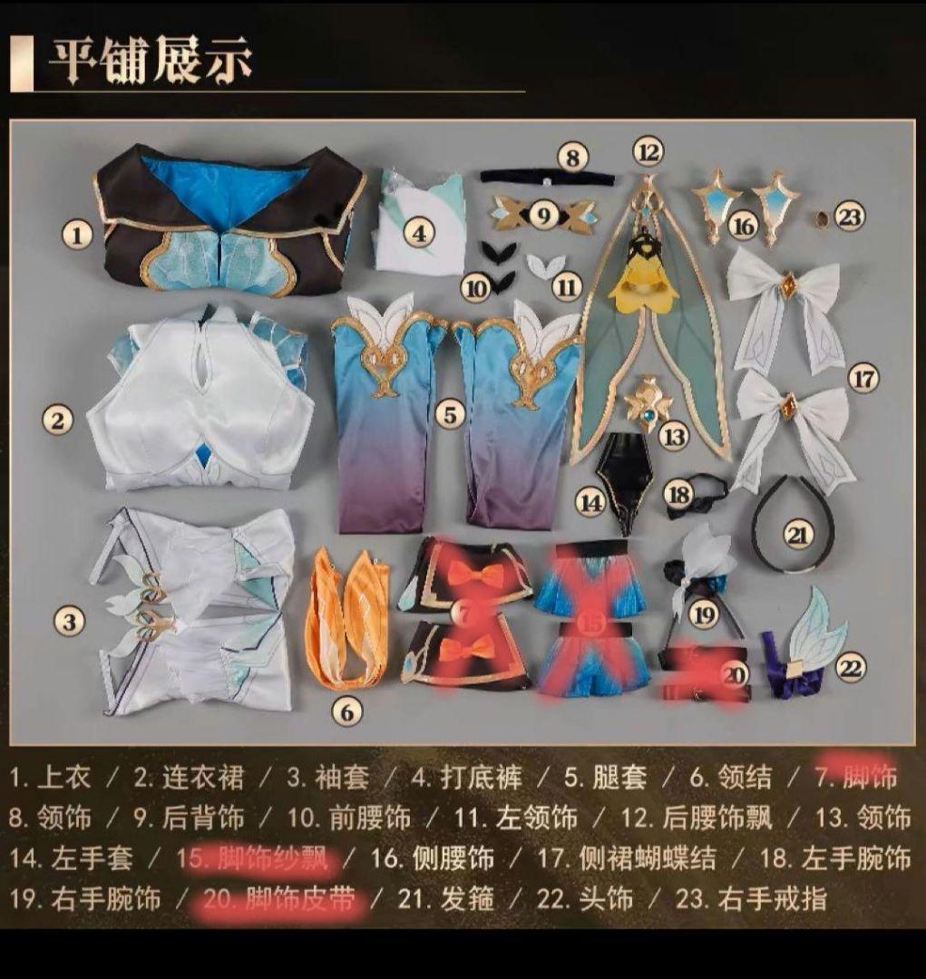 次元依 + 三分妄想　スタレ　ホタル　コスプレ　フルセット　※傷あり