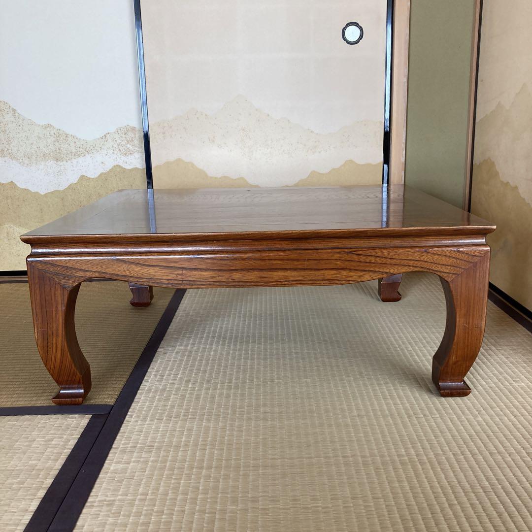 【梱包・発送たのメル便送料込】座卓　ちゃぶ台　アンティーク　昭和レトロ