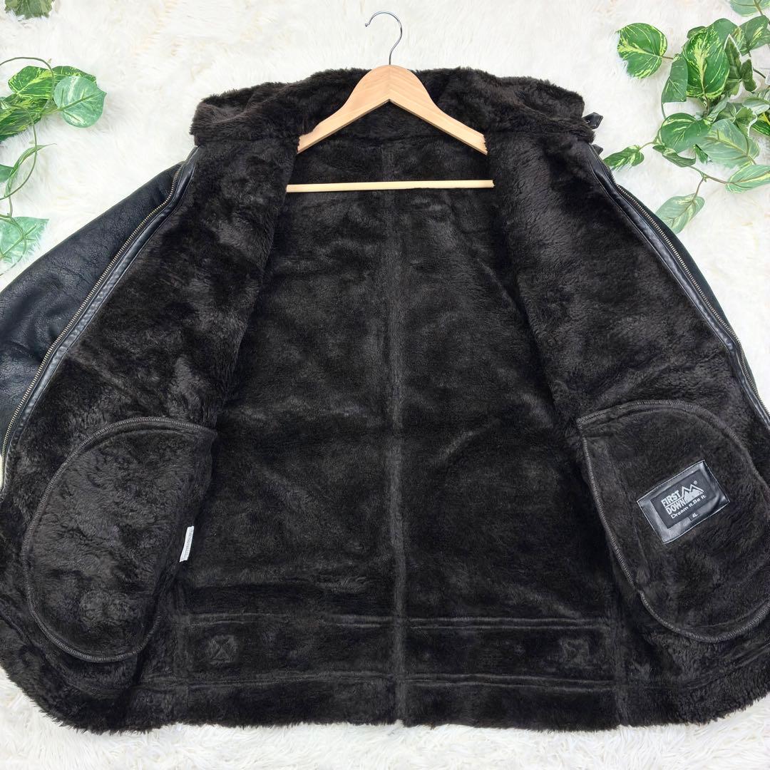 タグ付き新品未使用品 ファーストダウン ムートン B-3フライトジャケット 4L タグ付き新品未使用品 ファーストダウン ムートン B-3フライトジャケット 4L