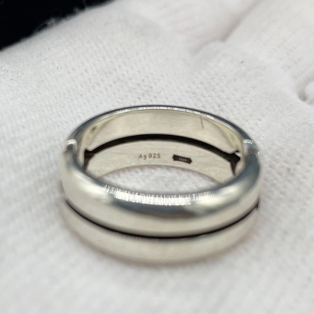 美品】 グッチ リング ノット インフィニティ 12号 シルバー 925