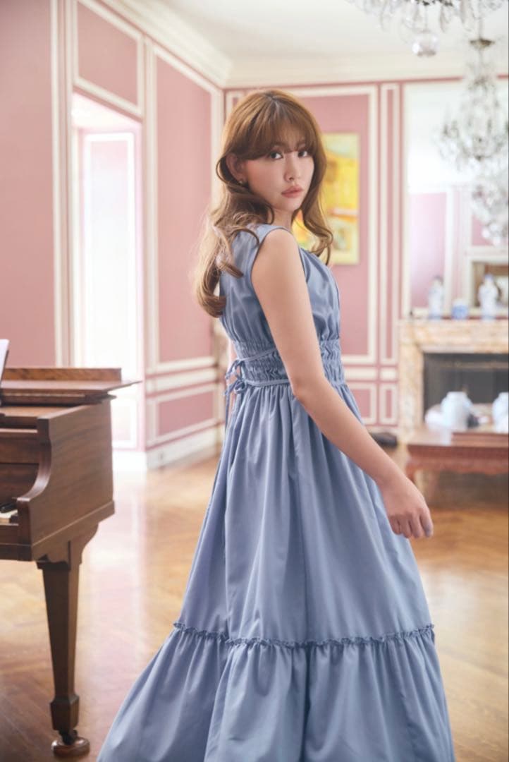 Her lip to Riviera Double Bow Dress
