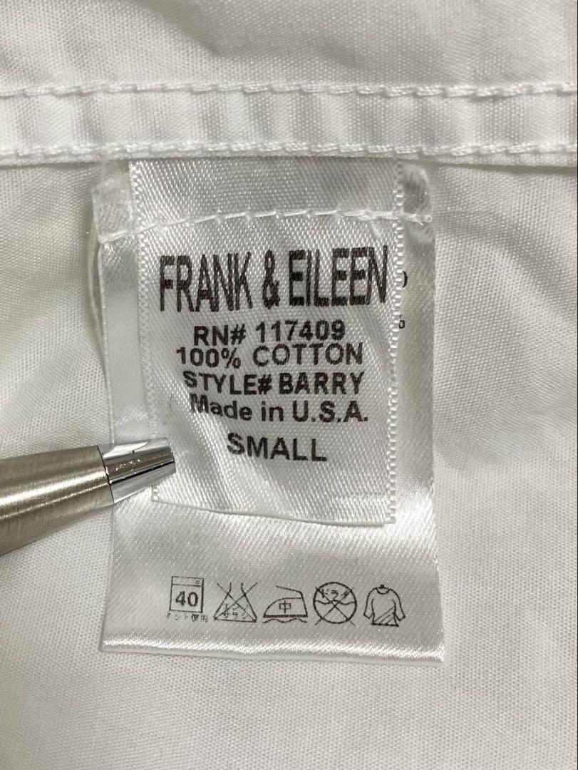 【Frank＆Eileen】スキッパーシャツ ホワイト 米国製 (サイズ：S)