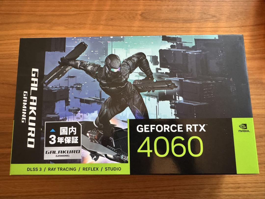 グラフィックボード・グラボ・ビデオカード GALAKURO GAMING GEFORCE RTX 4060