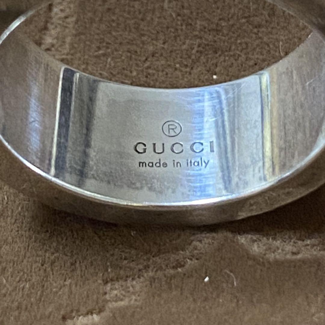 GUCCI グッチ レギュラー GリングSV Ag 925 シルバー 11号