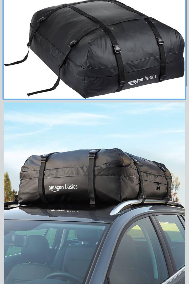キャンプ用品 旅行 ルーフトップカーゴバッグ ブラック 容量425l K