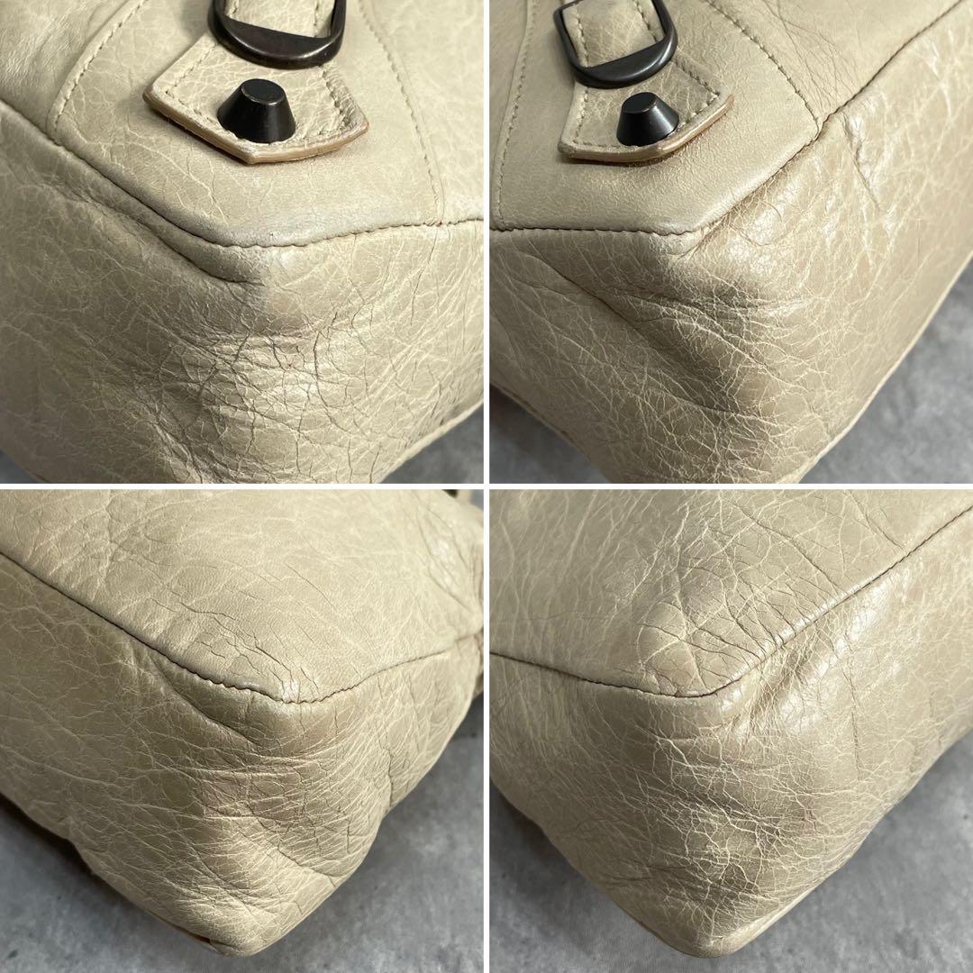 美品 BALENCIAGA シティ ファースト レザー 2way ハンドバッグ