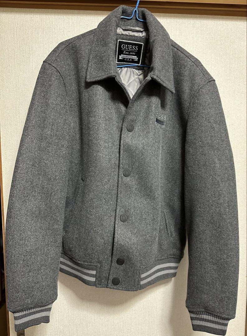 【新品】GUESS グレー ボンバージャケット