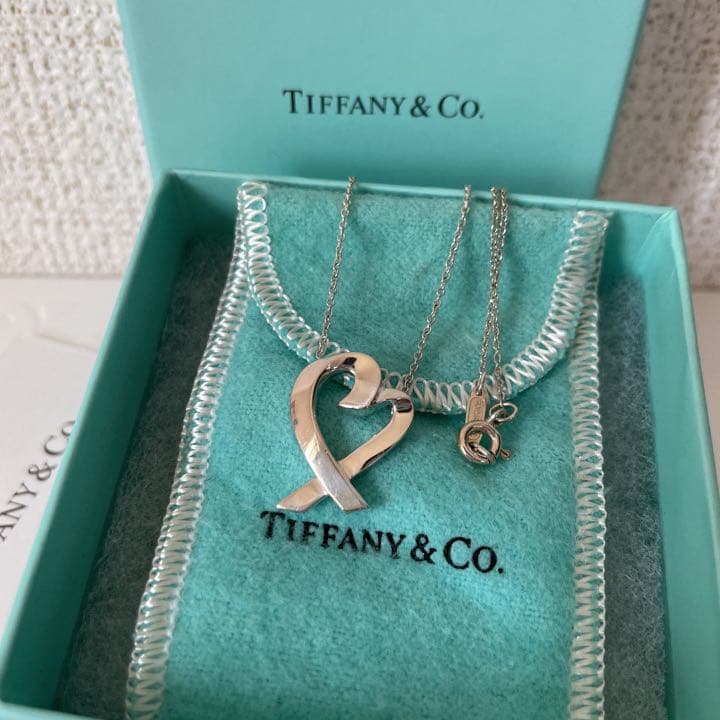 超美品 ティファニー ラビング ハート ネックレス 希少サイズ 大 | www