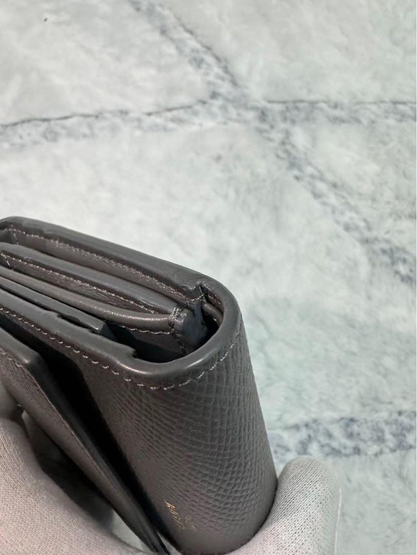 本日限定価格　CELINE セリーヌ　スモール トリフォールドウォレット グレー