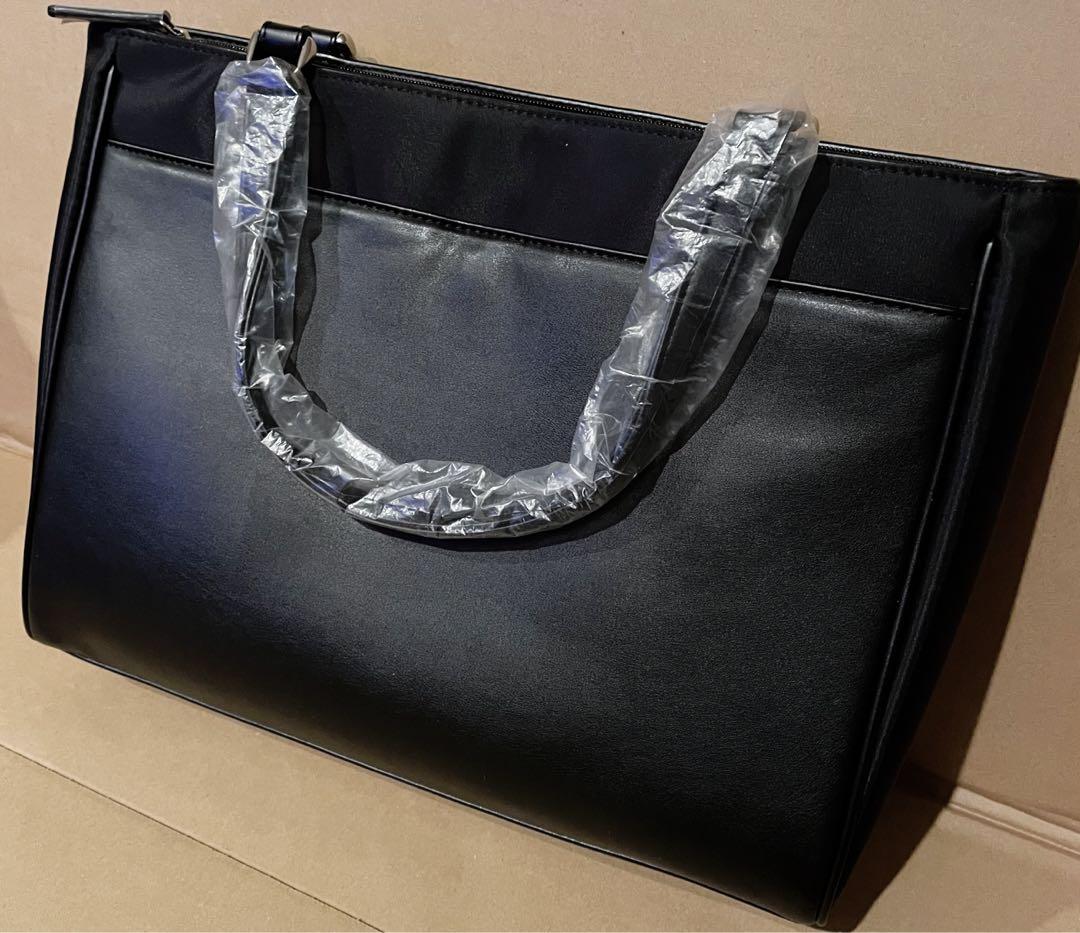 ビジネスバッグ レディース レザー ブラック トートバッグ 就活 新品