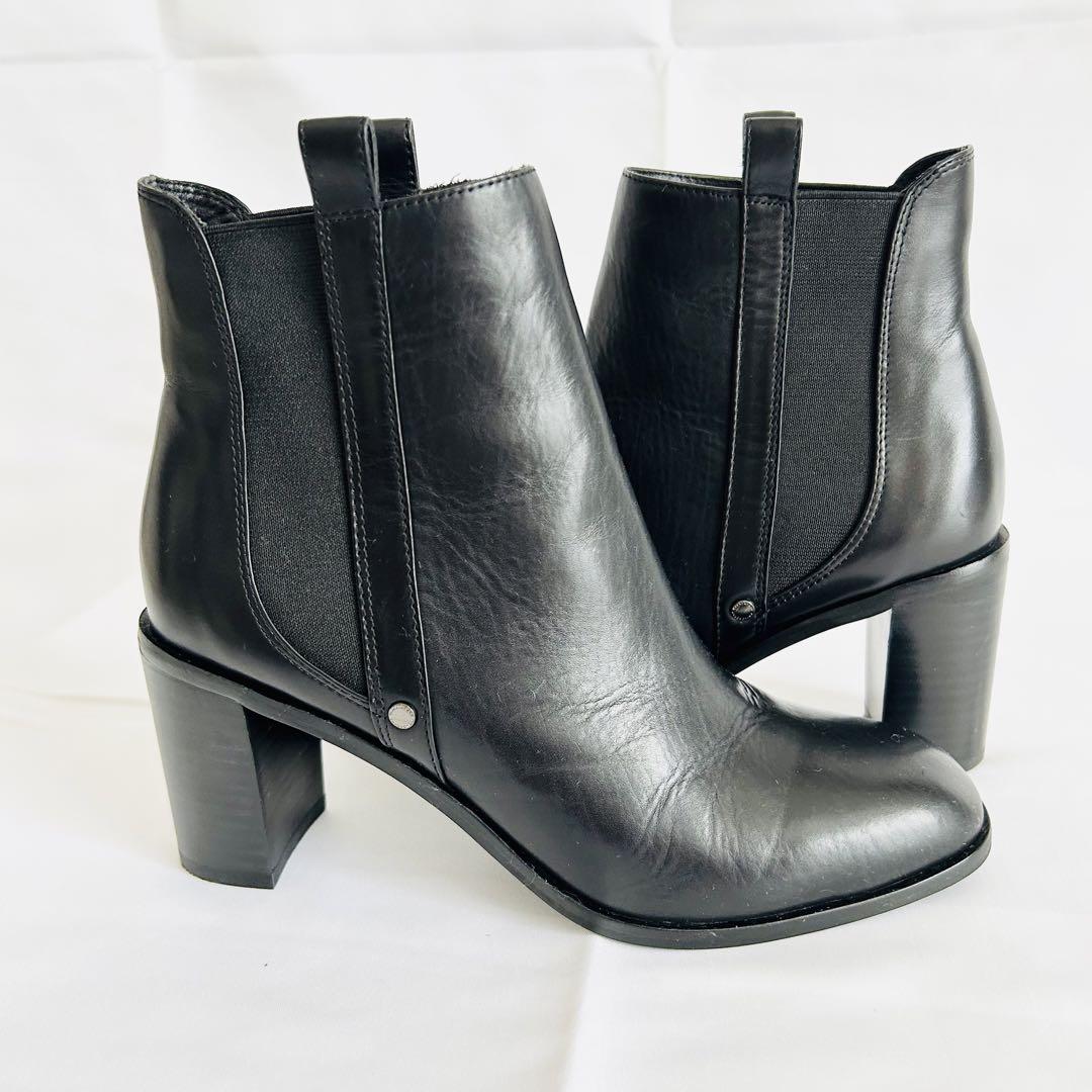 極美品 マッキントッシュフィロソフィー サイドゴアブーツ レザー 36 23cm