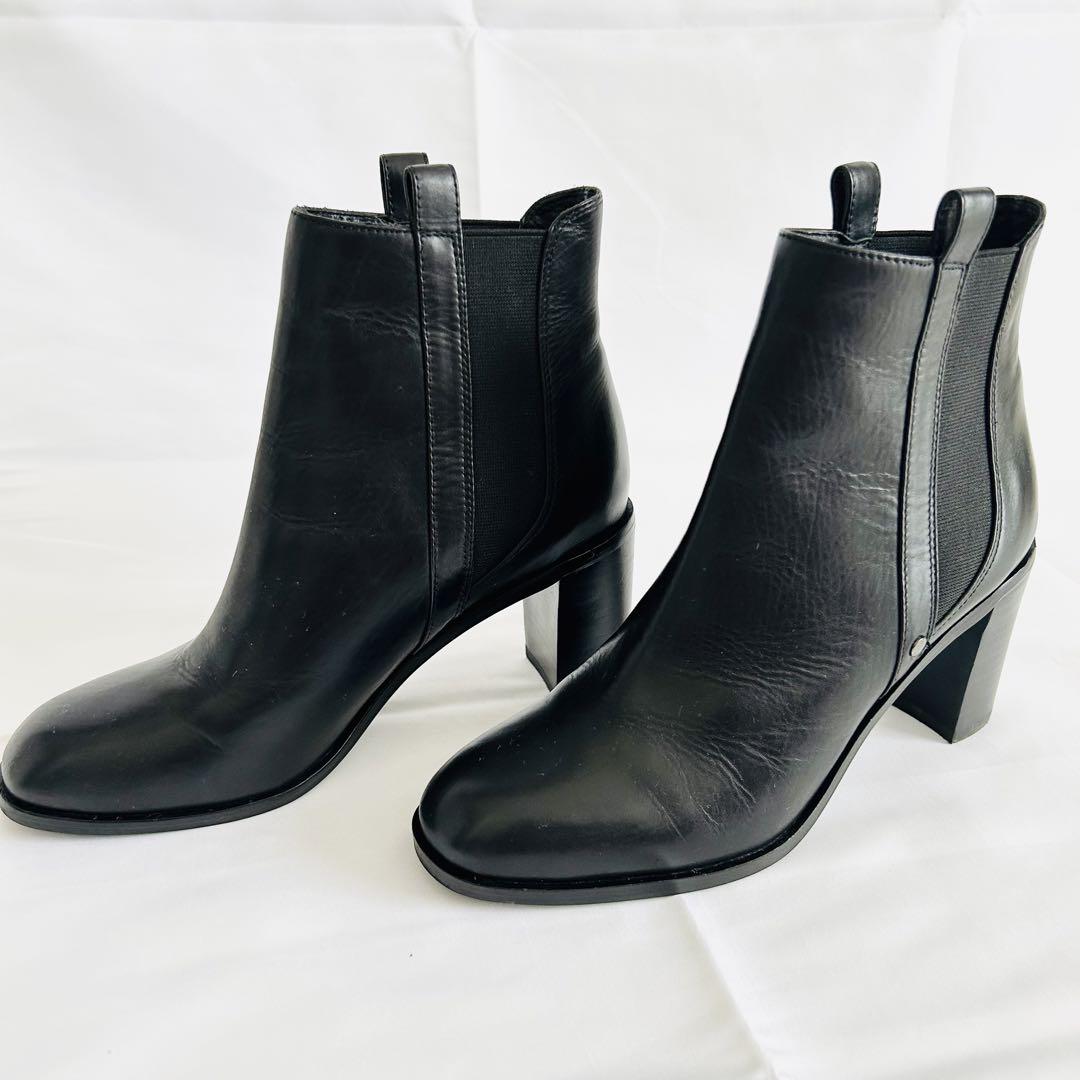 極美品 マッキントッシュフィロソフィー サイドゴアブーツ レザー 36 23cm