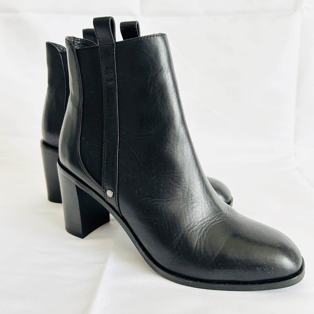 極美品 マッキントッシュフィロソフィー サイドゴアブーツ レザー 36 23cm