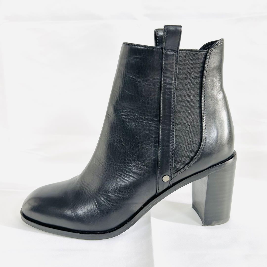 極美品 マッキントッシュフィロソフィー サイドゴアブーツ レザー 36 23cm