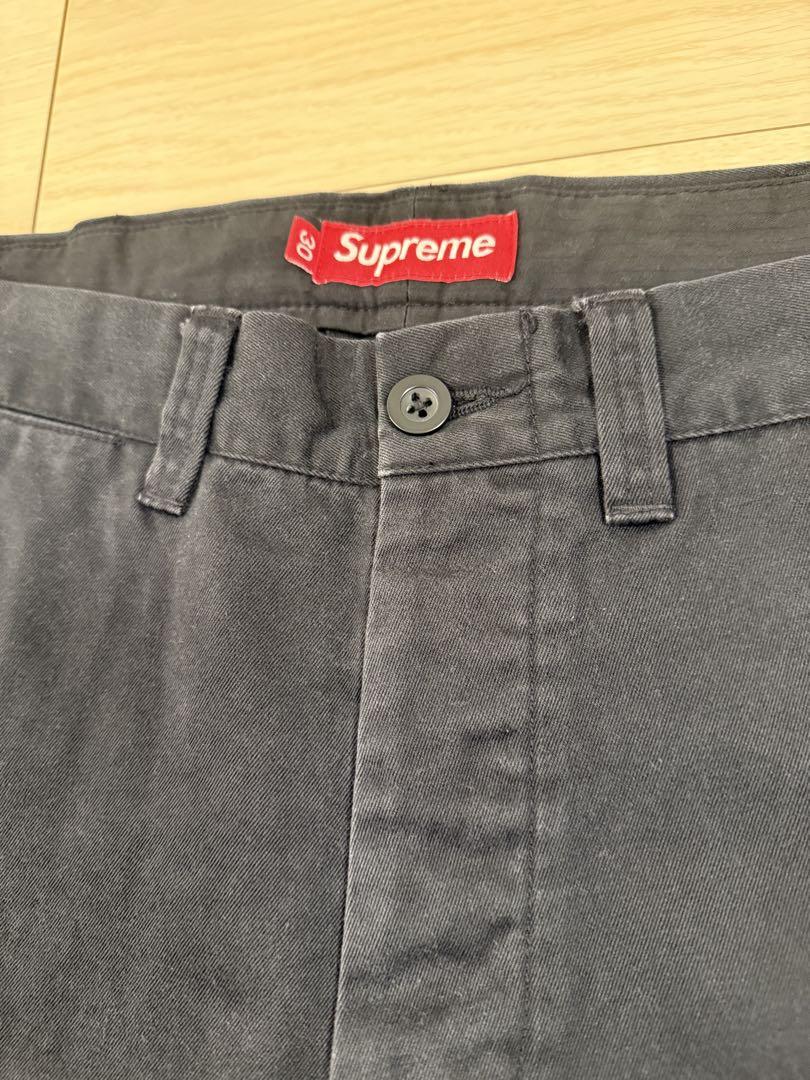 Supreme チノパン　ブラック　30