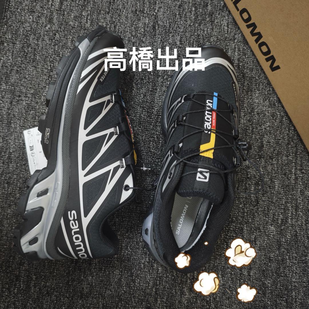 SALOMON XT-6 GTX BLACK SILVER スニーカー27