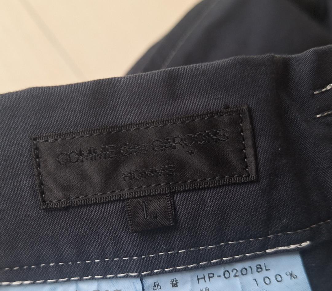 COMME des GARÇONS HOMME 黒 製品染濃紺カジュアルパンツ