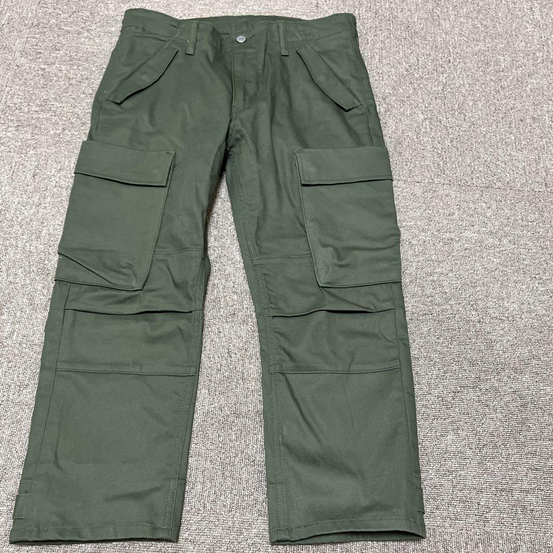 リーバイス クロップドカーゴパンツ ミリタリー サイクリング