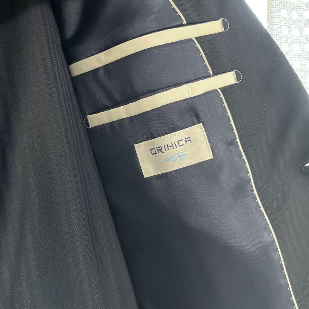 ORIHICA 黒 シングルブレスト メンズスーツセット