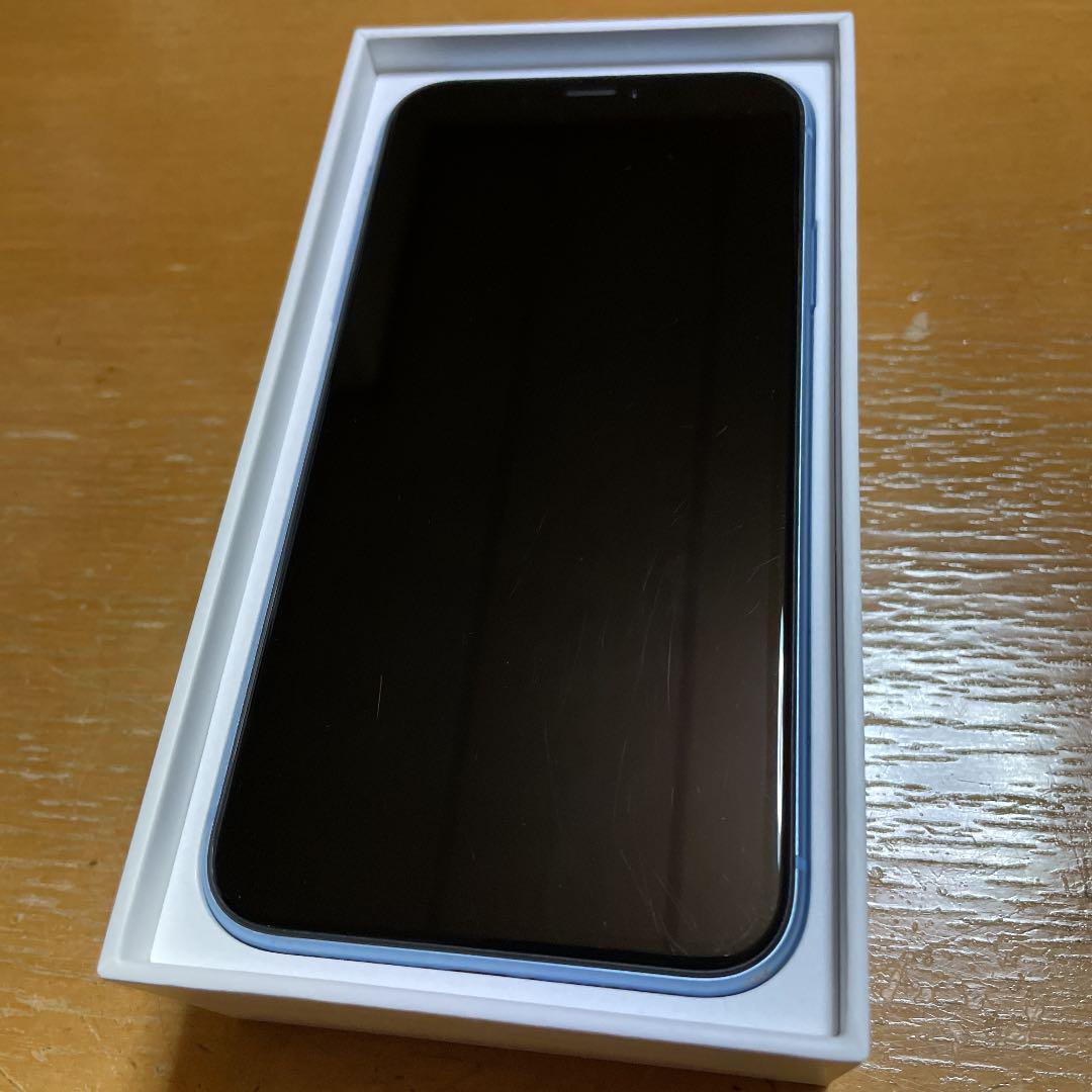即納低価 iPhone XR Blue 64GB SIMロック解除済 au tU7J6-m41835883313 品質保証SALE