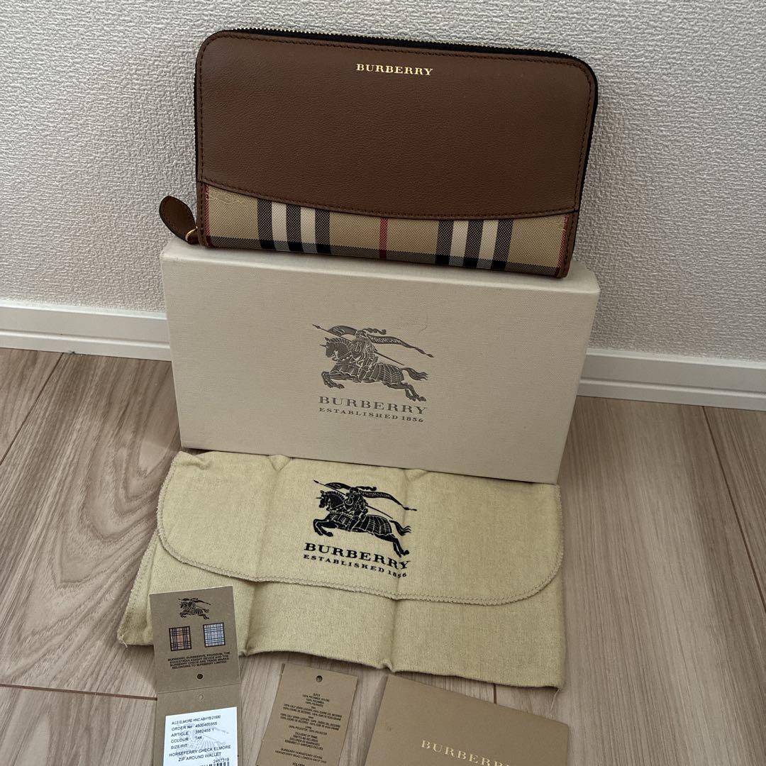バーバリー　Burberry チェック柄 長財布　3982455