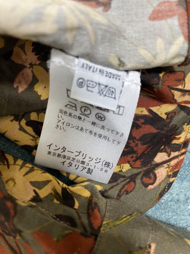 BORRIELLO ボリエッロ　花柄シャツ　39