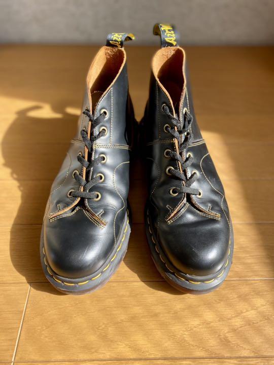 好評NEW Dr.Martens CHURCH BLACK 8 lnr6f-m41842498665 通販爆買い