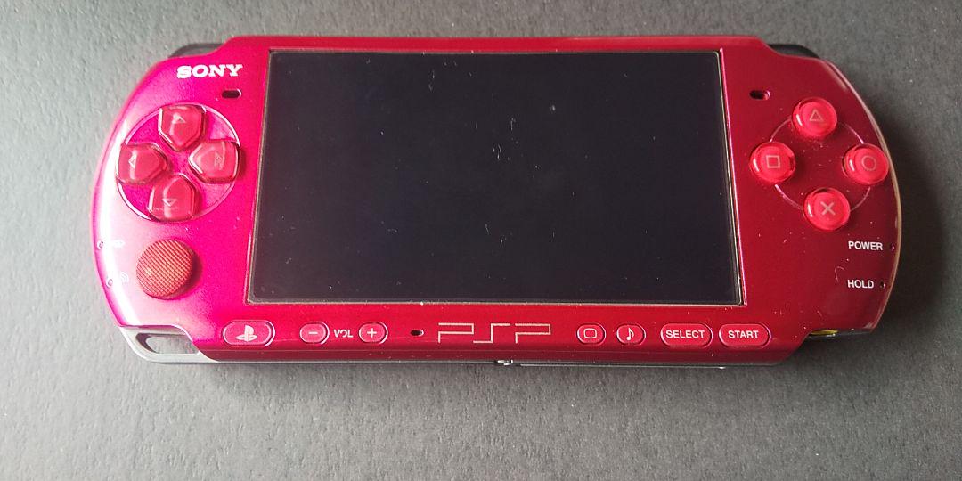PSP-3000 レッド ジャンク品