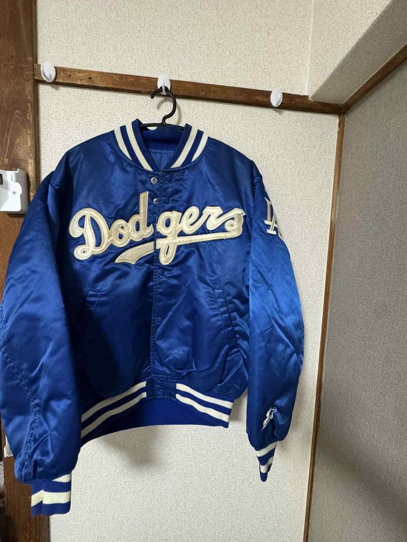 90`s Vintage Dodgers Starter スタジャン 青色刺繍