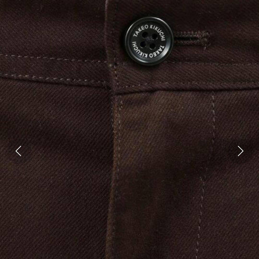 新品❣️タケオキクチ フレンチドリル カーゴパンツ ブラウン M