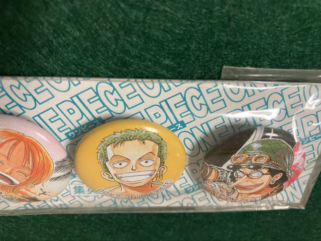 ONE PIECE 缶バッジセット ルフィ ナミ ゾロ ウソップ　当選　懸賞