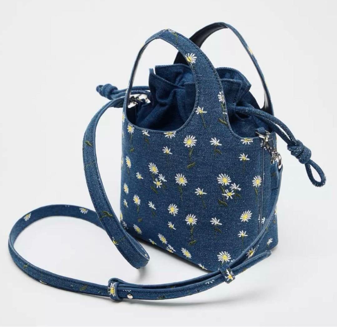 新品 ZARA デイジーバケットバッグ - メルカリ