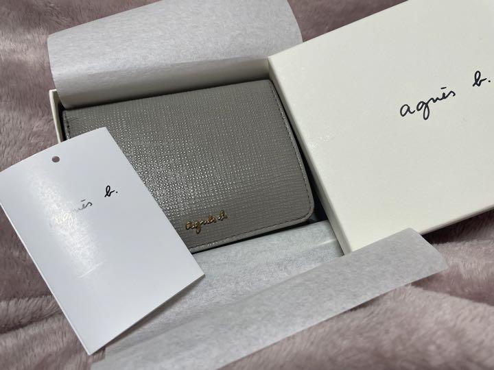 アニエスベー 二つ折り財布 箱、保証書付き 小物