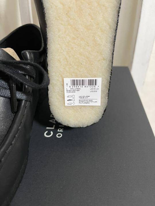 爆買い豊富な 新品 レディース Clarks ブラック レザー JDwH7-m41856551708 クラークス ワラビー 24.5 爆買い限定SALE