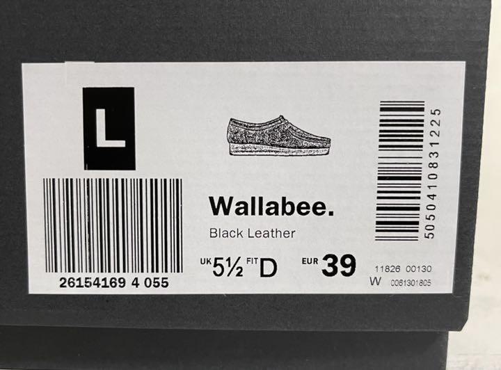爆買い豊富な 新品 レディース Clarks ブラック レザー JDwH7-m41856551708 クラークス ワラビー 24.5 爆買い限定SALE