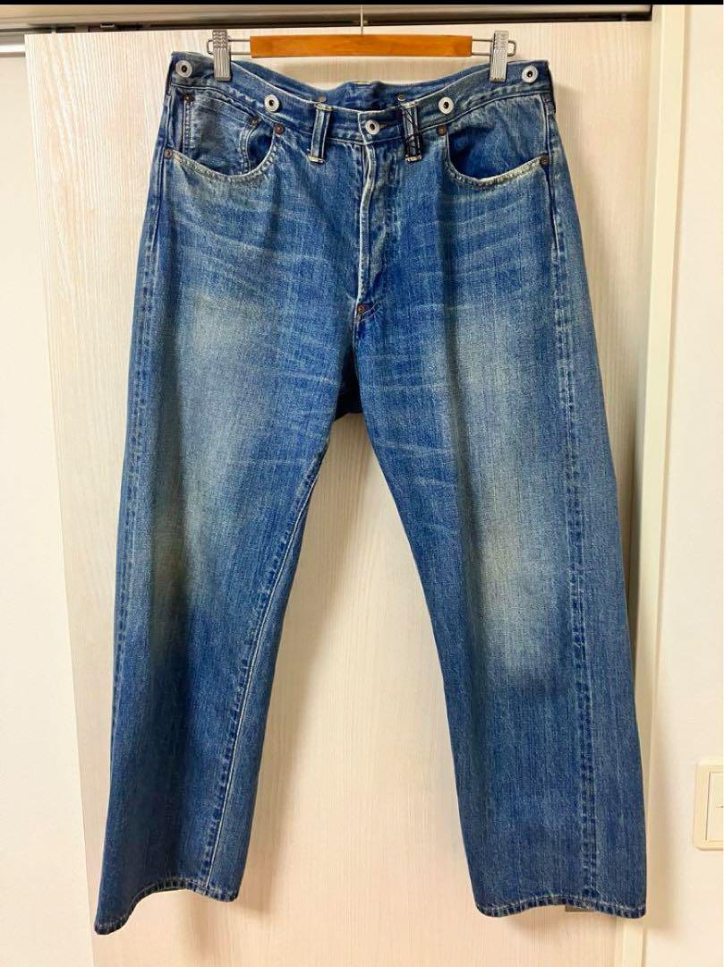 パンツ A.PRESSE No.2 Washed Denim Pants