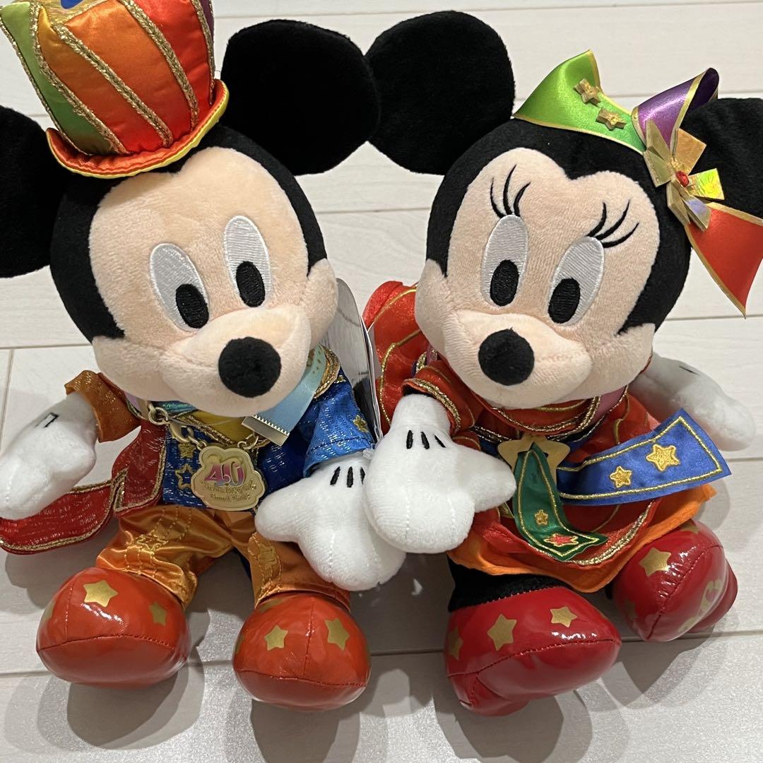 ディズニー　40周年　グランドフィナーレ　ミッキー　ミニー　ぬいぐるみ