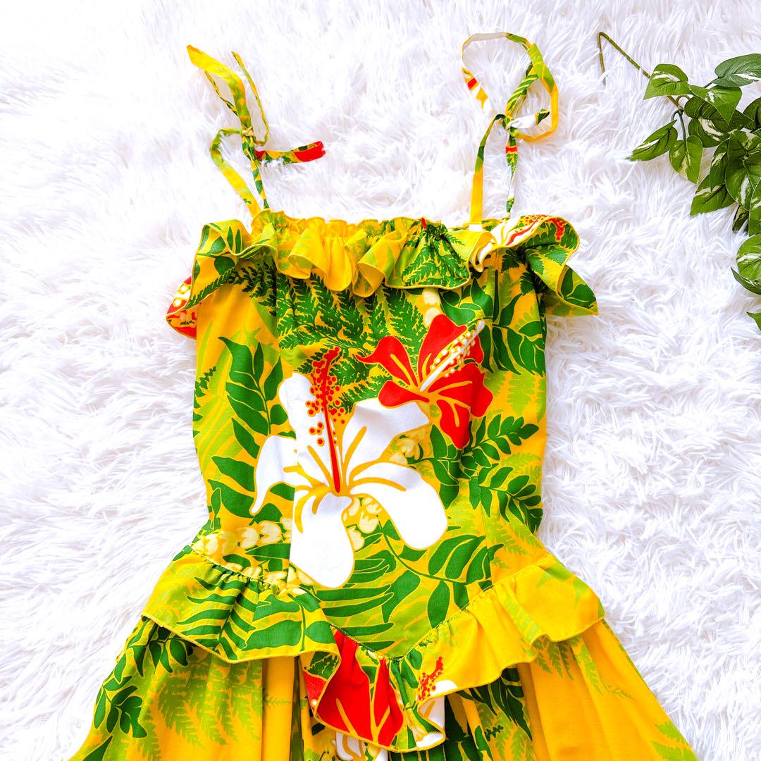 ALOHA STANDARD ハワイドレス フレア ワンピース 花 総柄 - メルカリ