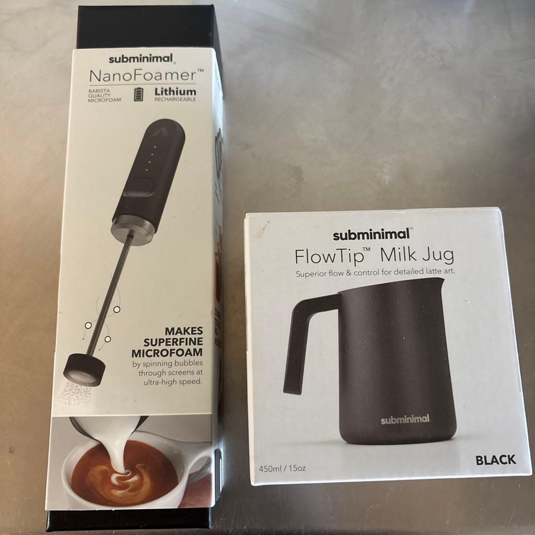 NanoFoamer FlowTip Milk Jug セット目立った傷や汚れなし