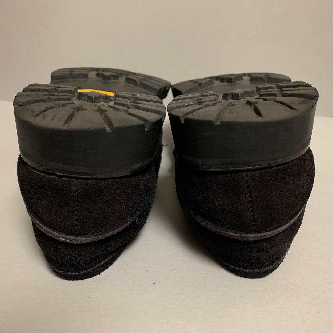 Clarks クラークス スエードローファー イングランド製 黒SIZE:8