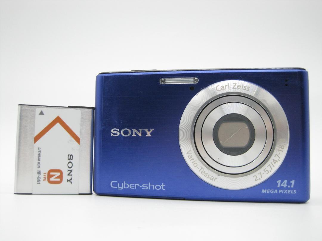 オールドデジカメ】SONY CYBER SHOT DSCW550 ブルー カメラ